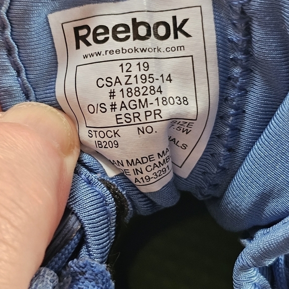 Reebok Women's Sublite Protective Work Athletic Support Sneaker in 7.5 NWOB - Picture 7 of 7